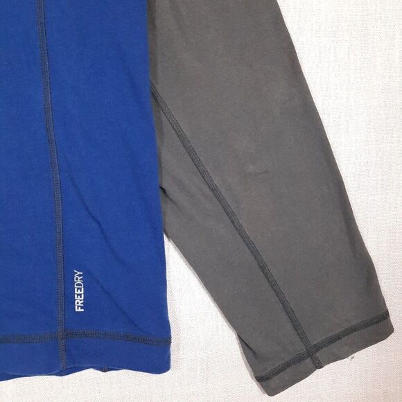 Eddie Bauer Men's FreeDry Athletic Track Shirt Size XL Quarter Zip Colorblock - Picture 6 of 12